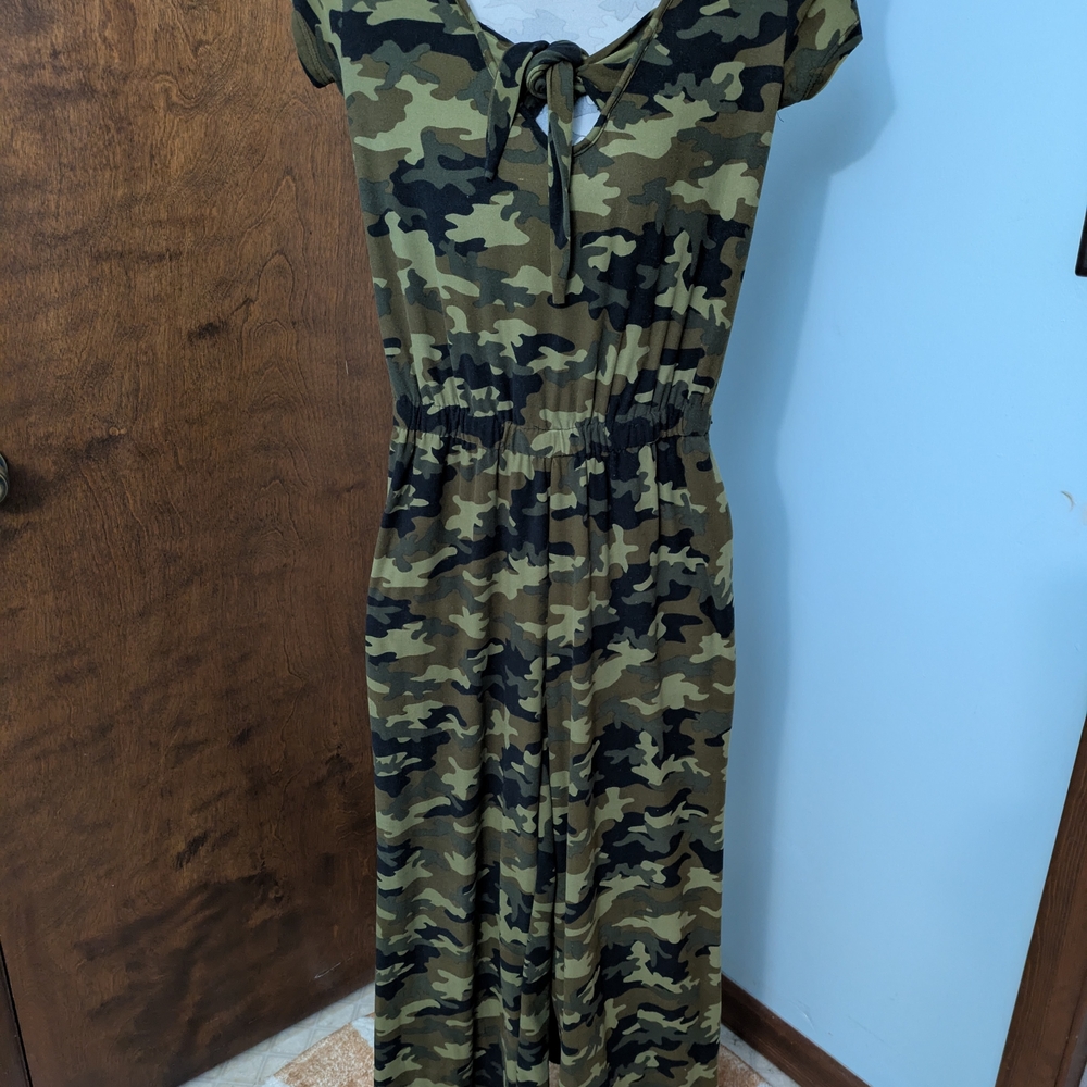 Eye Candy Camouflage Patterned Dress